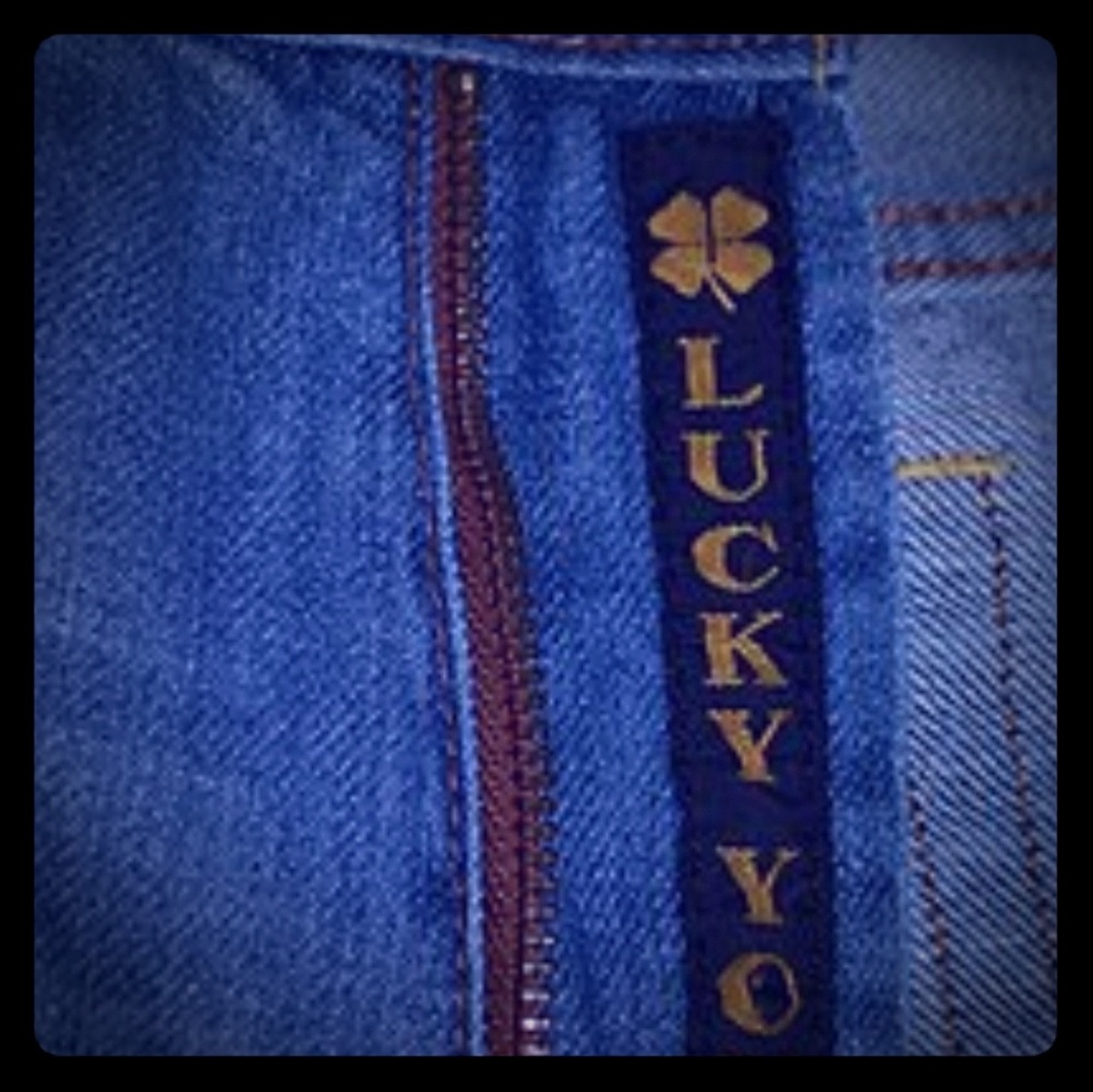 Lucky Brand size 4 sweet n crop jeans.